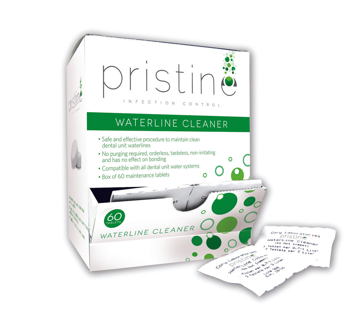 House Brand PRST-WC Pristine Waterline Cleaner Tablets EcoFriendly 60/Bx EXP Nov 2022 House Brand PRST-WC Pristine Waterline Cleaner Tablets EcoFriendly 60/Bx EXP Nov 2022